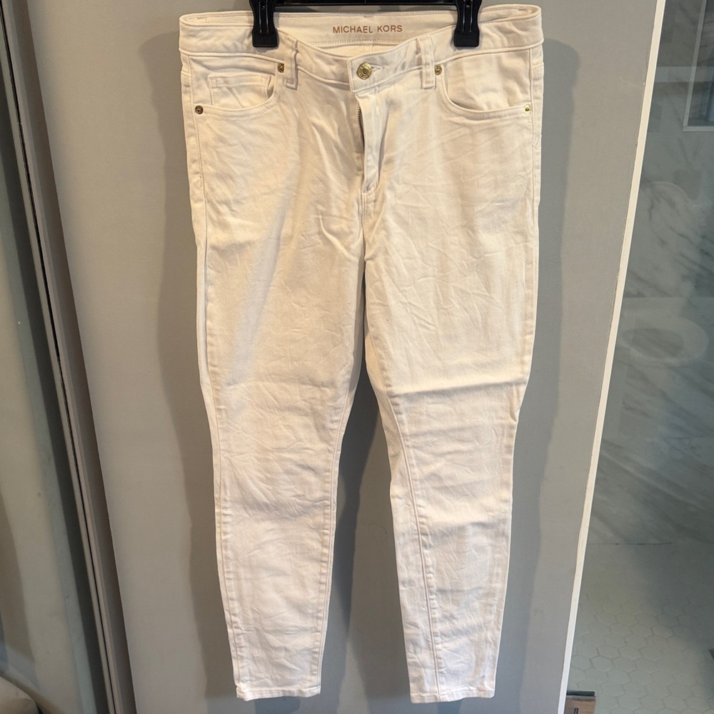 Michael Kors White Skinny Jeans for Women
